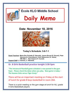 Nov 18 - KLO Middle School
