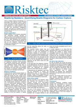 Bowtie by Numbers - Quantifying Bowtie Diagrams for Carbon Capture
