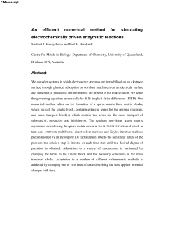 An efficient numerical method for simulating