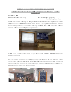 IT Conference 2017 - IINTM