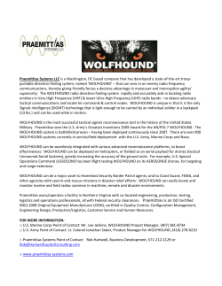 Praemittias - Wolfhound - hartwell capitol consulting
