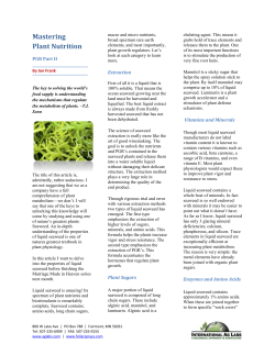 Liquid Seaweed Extract