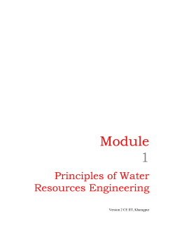 Planning and Assessment of Data for Project Formulation
