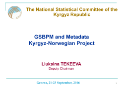 PowerPoint - UNECE Statistics Wikis