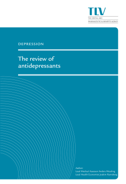 The review of antidepressants