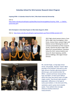 CSG/OSU Research Internships (doc)