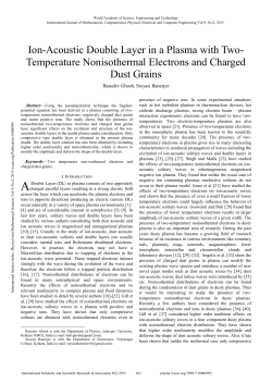 Ion-Acoustic Double Layer in a Plasma with Two