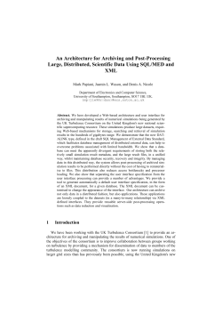 An Architecture for Archiving and Post