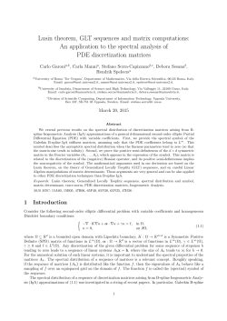 Lusin theorem, GLT sequences and matrix computations: An