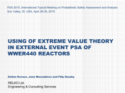 Practical application of Extreme value analysis for risk