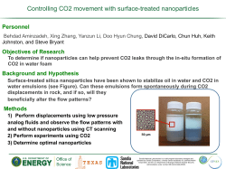 Controlling CO2 movement with surface