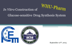 In Vitro Construction of Glucose-sensitive Drug