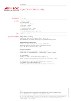 Liquid Carbon Dioxide – CO2