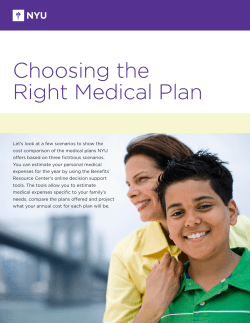 Choosing the Right Medical Plan