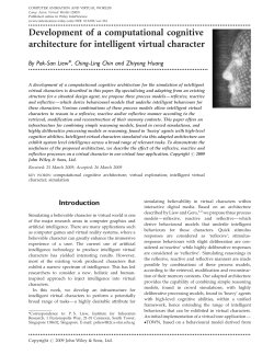 Development of a computational cognitive architecture for intelligent