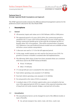 22.Strategic Appraisal Model Assumptions and Approach