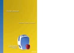 Lifechoice Portable Concentrator Manual