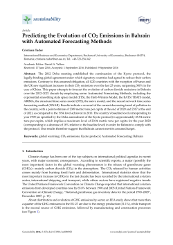 Predicting the Evolution of CO2 Emissions in Bahrain with