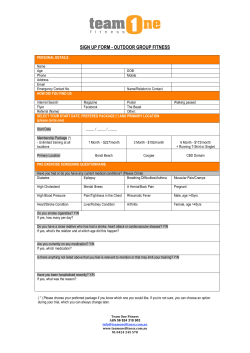 sign up form - outdoor group fitness