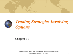 Trading Strategies Involving Options