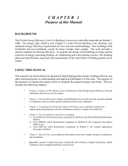 chapter 1 - Florida Building Commission