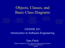 Class Diagrams - GMU CS Department
