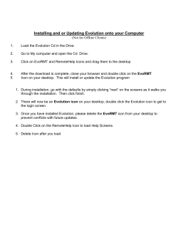 Payroll Evolution Installation Instructions