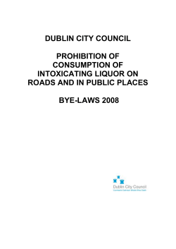 (Prohibition of consumption of Intoxicating Liquor on Roads and in