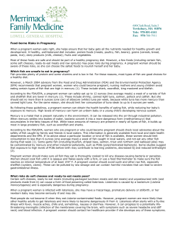 Food Borne Risks - Merrimack Family Medicine