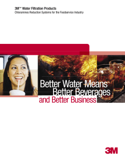 Better Water Means Better Beverages