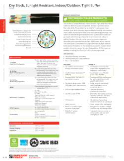 Dry Block, Sunlight Resistant, Indoor/Outdoor, Tight