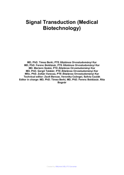 Signal Transduction