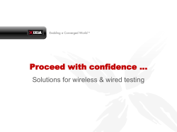 (OTA) Test the network configuration in a controlled and