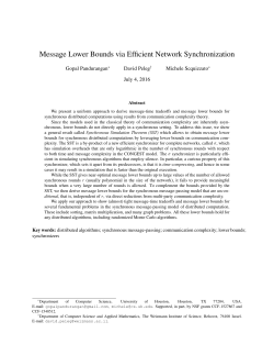 Message Lower Bounds via Efficient Network