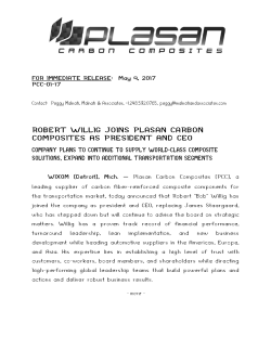 robert willig joins plasan carbon composites as president and ceo