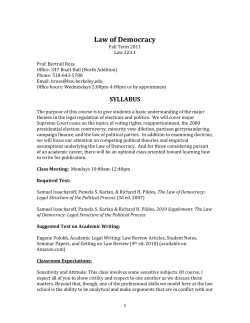 syllabus - Berkeley Law