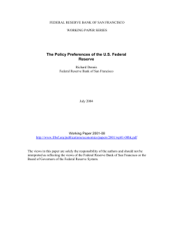 The Policy Preferences of the U.S. Federal Reserve