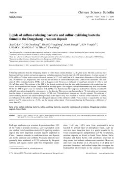 Lipids of sulfate-reducing bacteria and sulfur