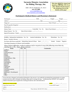 SMART Rider Application - Sarasota Manatee Association for Riding