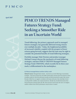 PIMCO TRENDS Managed Futures Strategy Fund: Seeking a