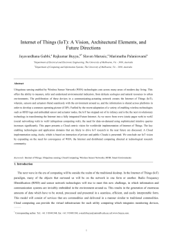 Internet of Things (IoT)