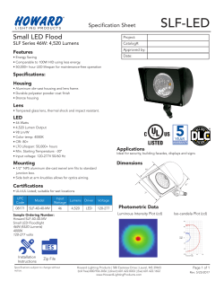 SLF-LED - Howard Lighting