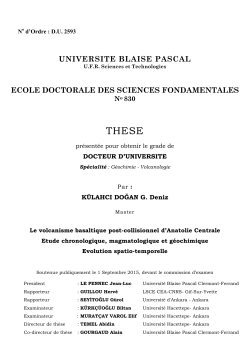 universite blaise pascal ecole doctorale des sciences fondamentales