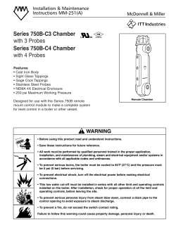 Series 750B-C3 Chamber with 3 Probes Series 750B
