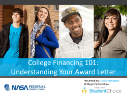 College Financing &ndash; 2015 - NASA Federal Credit Union