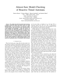 Almost-Sure Model-Checking of Reactive Timed Automata