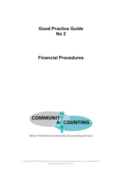 Good Practice Guide