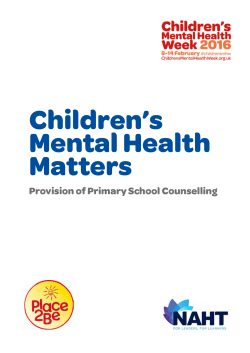 Children`s Mental Health Matters