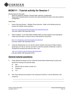 BIOB111 - Tutorial activity for Session 1
