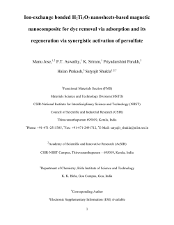 Ion-exchange bonded - Manu Jose - RSC Advances (Author
